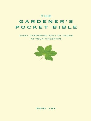 cover image of The Gardener's Pocket Bible